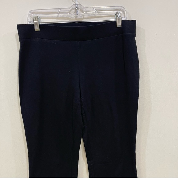 J Jill Pure Jill Pull On Straight Leg Pants Black Stretch Comfort Womens Small - Picture 2 of 7